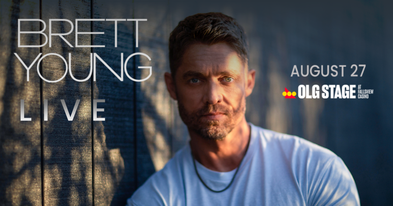 Country Music Star Brett Young Headed to OLG Stage at Fallsview Casino ...