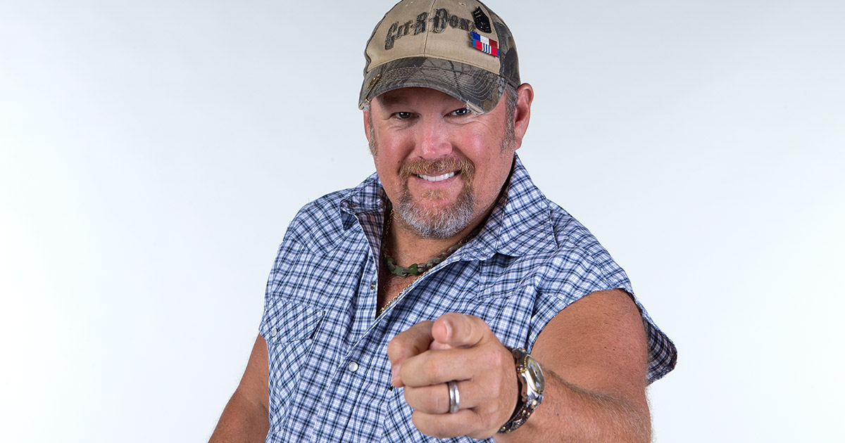 Larry the Cable guy promotional poster