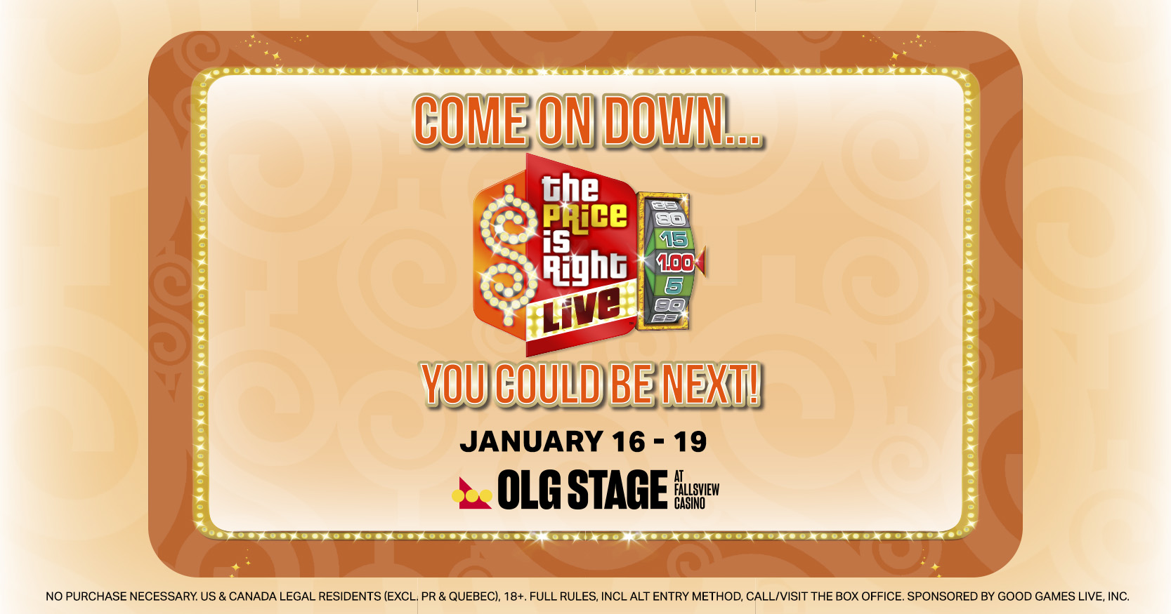 The Price is Right Live Promotional Poster