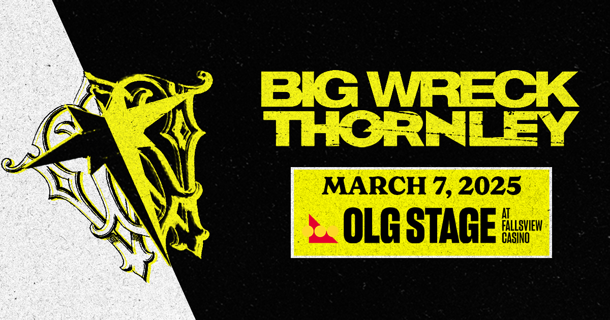 Big Wreck and Thornley promotional poster