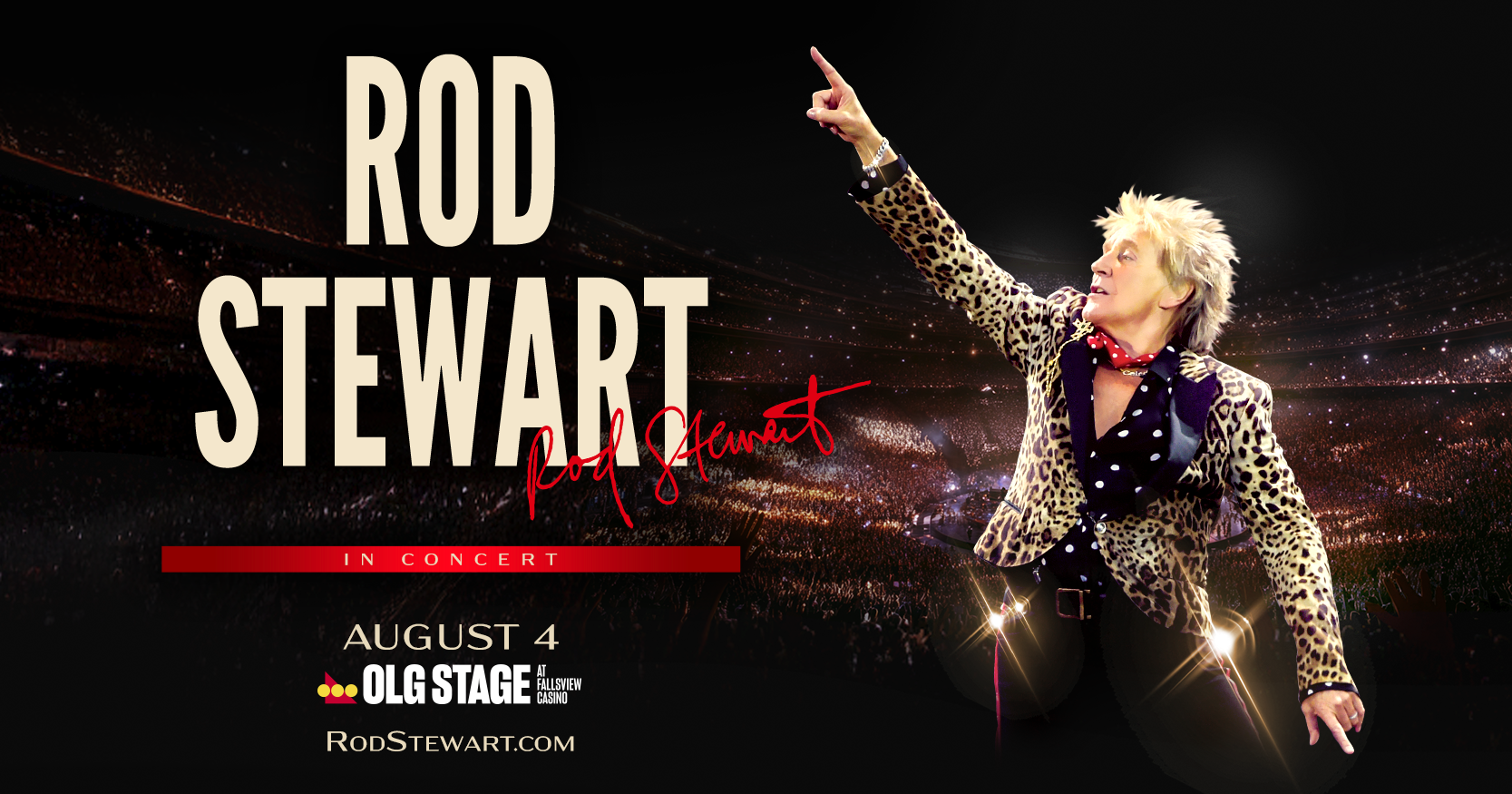 Rod Stewart promotional poster