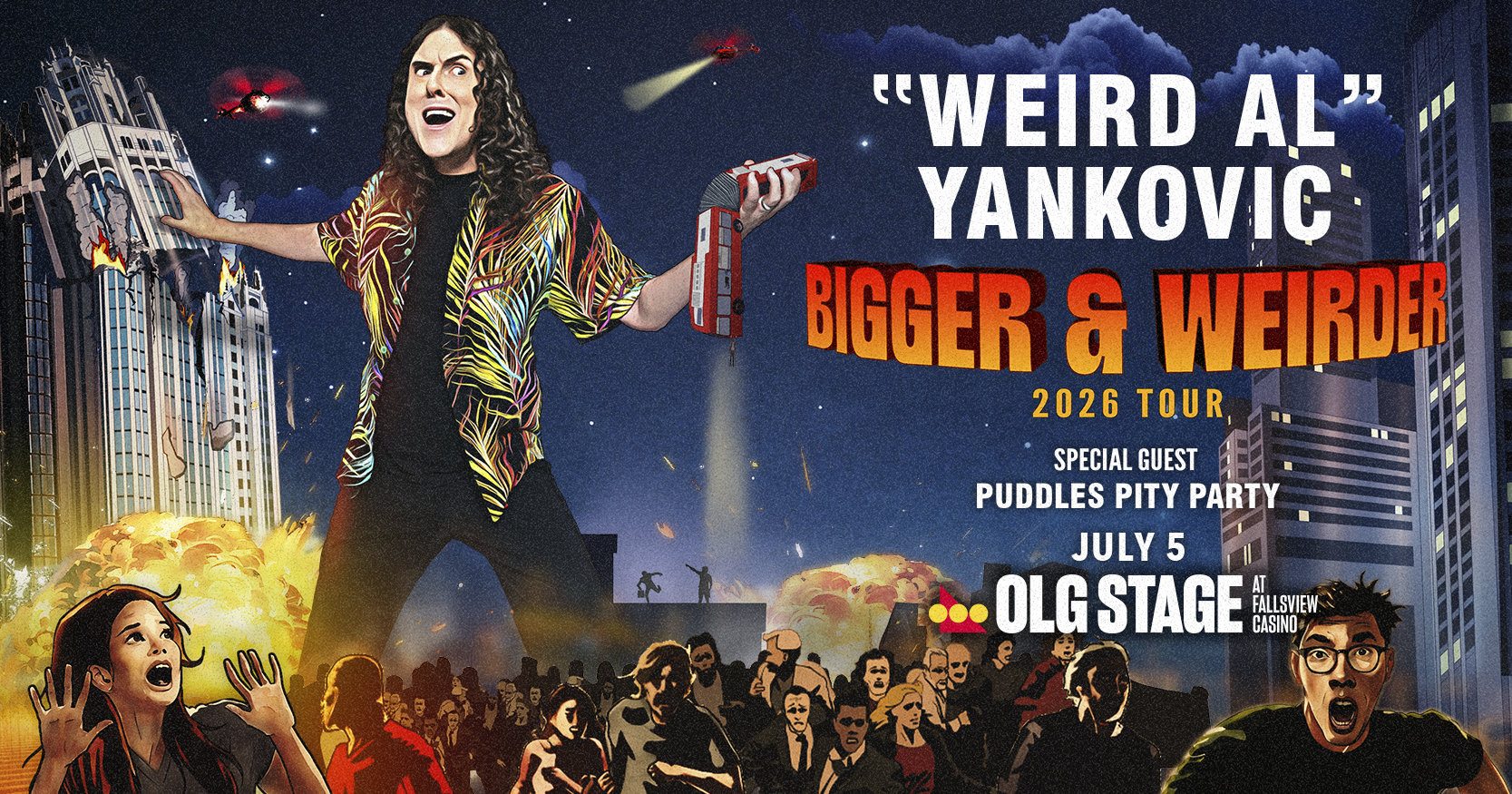 Weird Al Yankovic promotional poster