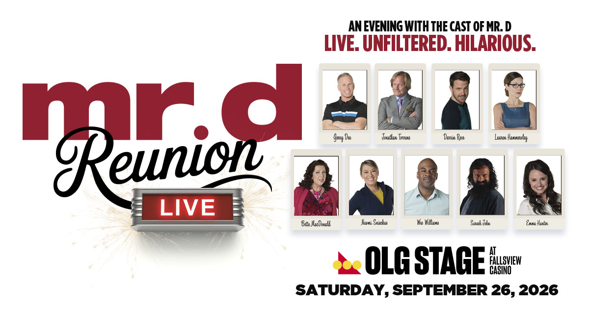 Mr. D Reunion Live promotional poster