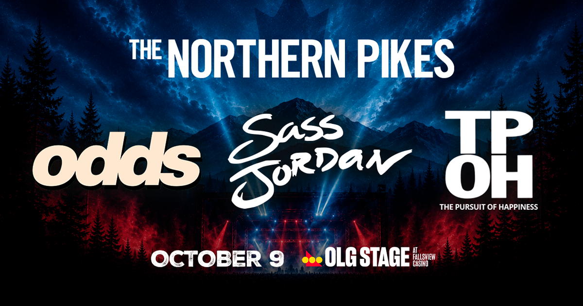 The Northern Pikes, ODDS, Sass Jordan, The Pursuit of Happiness promotional poster