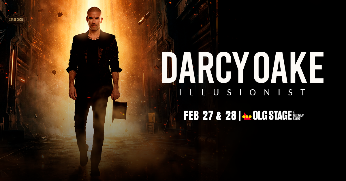 Darcy Oake promotional poster